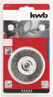 Щётка проволочная дисковая, мягкая,  100 мм KWB 6074-10