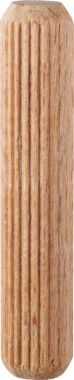 Шканты деревянные, рифлёные, с фаской,  8 мм (150 шт.) KWB 028-580