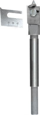 Сверло плоскофрезерное (перовое) переменного диаметра, 15 - 45 мм KWB 1754-40